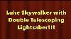 Vintage Star Wars Luke Skywalker Double Telescoping Lightsaber 1977